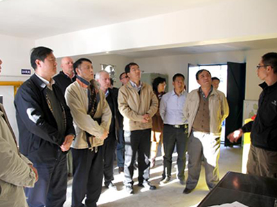 國外環保專家蒞臨我司工地視察